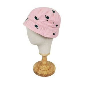 Lord & Taylor Youth Whale Bucket Hat Girls Pink Sun Hat Cap